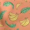 香蕉與葉子羅馬布(幅寬160公分)