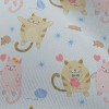 情侶貓咪與小老鼠雪紡布(幅寬150公分)