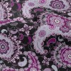 紫色圖騰仿棉布(幅寬150公分)
