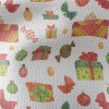 紅色綠色糖果禮物帆布(幅寬150公分)
