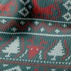 聖誕節配色針織毛巾布(幅寬160公分)