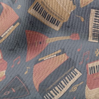 手風琴與吉他毛巾布(幅寬160公分)