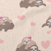 相愛中樹懶情侶泡泡布(幅寬160公分)