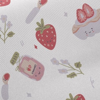 草莓果醬派斜紋布(幅寬150公分)