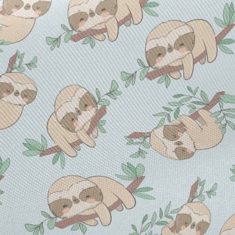 俏皮樹懶斜紋布(幅寬150公分)