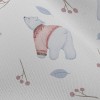 毛衣熊和果子雪紡布(幅寬150公分)