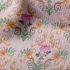 美麗花朵藤蔓毛巾布(幅寬160公分)