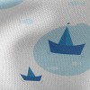 可愛紙帆船帆布(幅寬150公分)