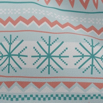 雪花溫馨聖誕雪紡布(幅寬150公分)