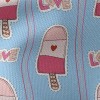 甜蜜草莓冰棒帆布(幅寬150公分)