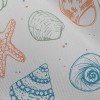海星與各種貝類雪紡布(幅寬150公分)